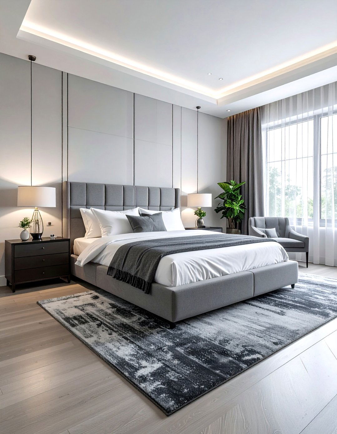 Modern Master Bedroom - 30 model home bedroom ideas
