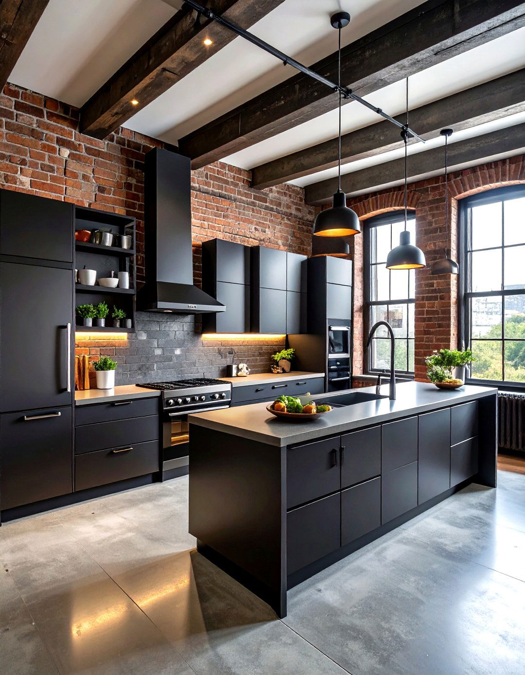 Modern Matte Black Samsung Kitchen - 30 Samsung kitchen ideas