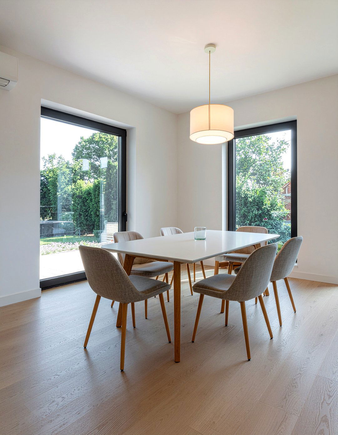 Modern Matte Finish Laminate - 30 dining room laminate floor ideas