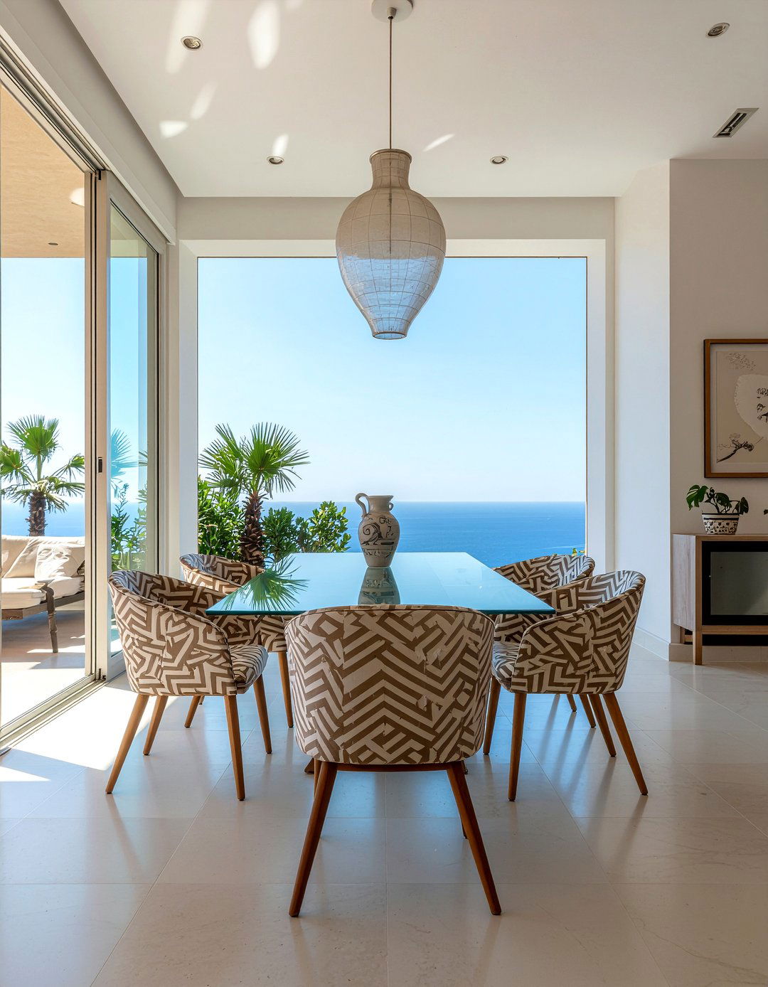 Modern Mediterranean Dining Room - 30 Greek dining room ideas