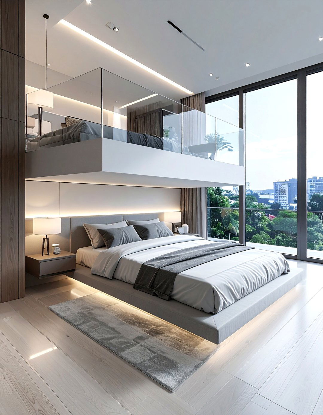 Modern Mezzanine Bedroom - 30 loft bedroom ideas