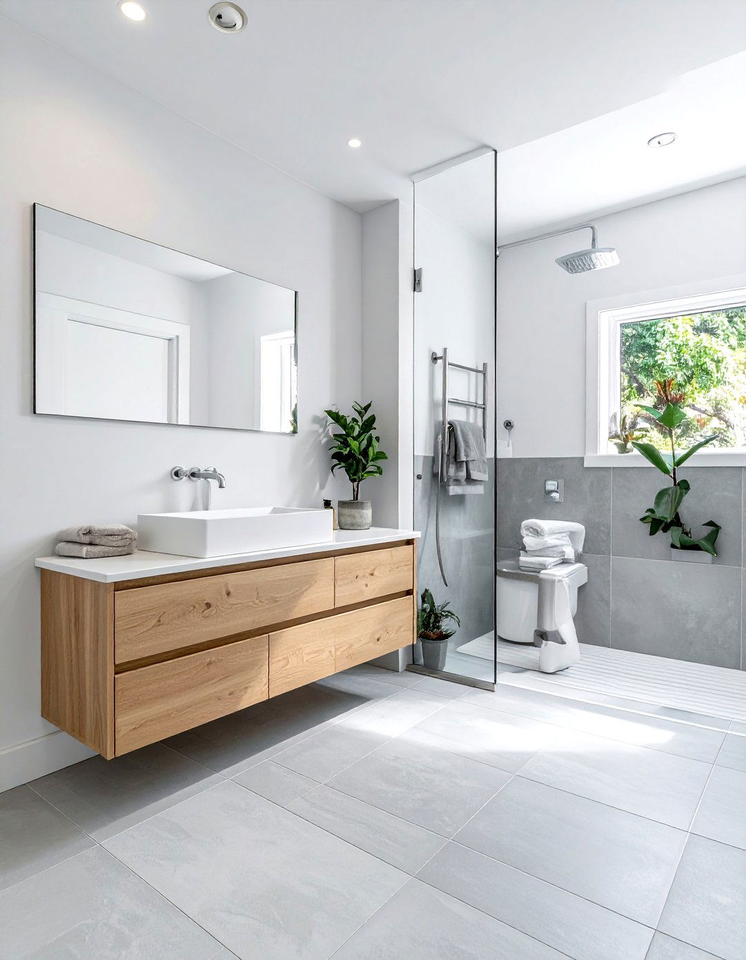 Modern Minimalist Bathroom - 30 teen bathroom ideas