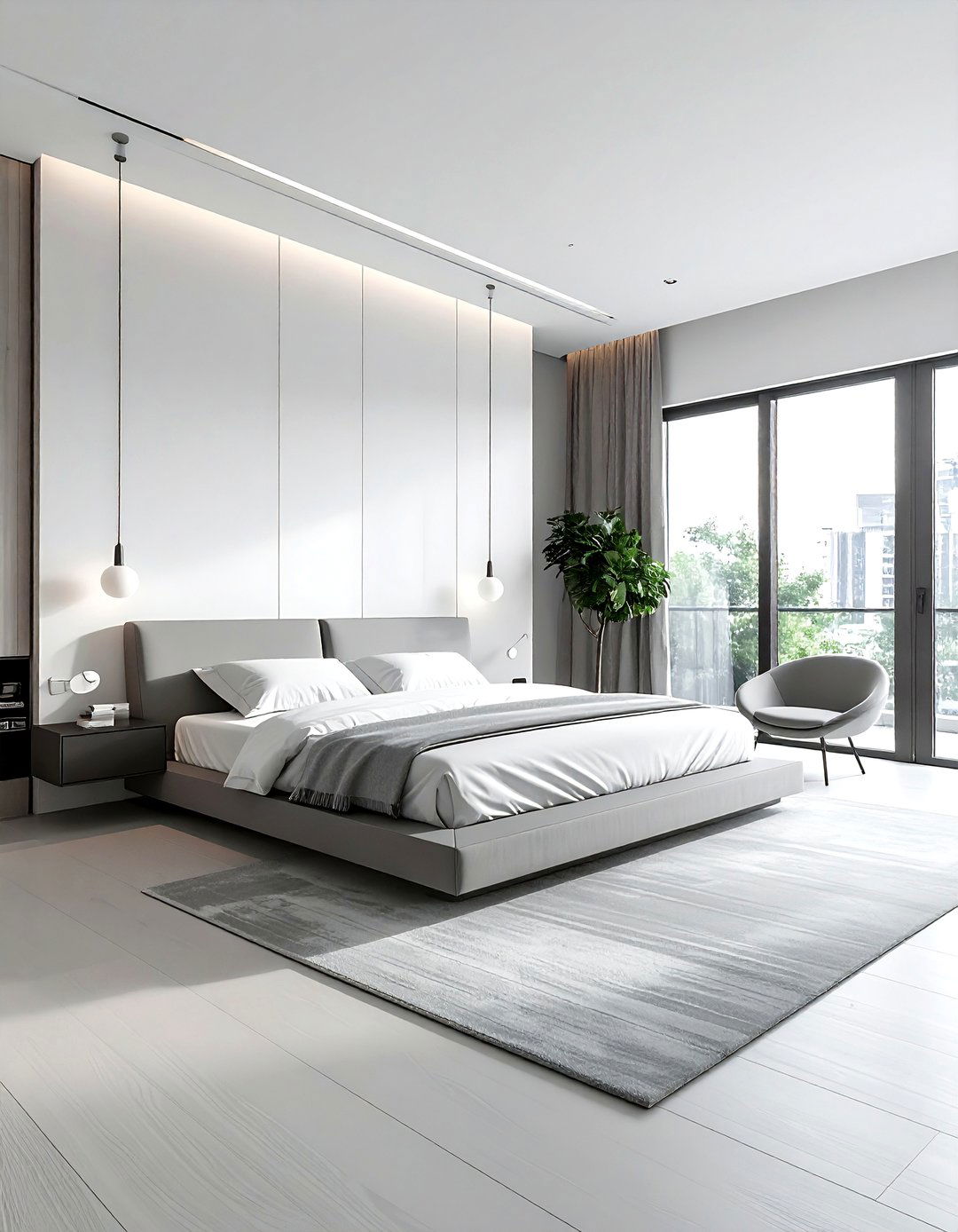 Modern Minimalist Bedroom - 30 bedroom conversation starter ideas