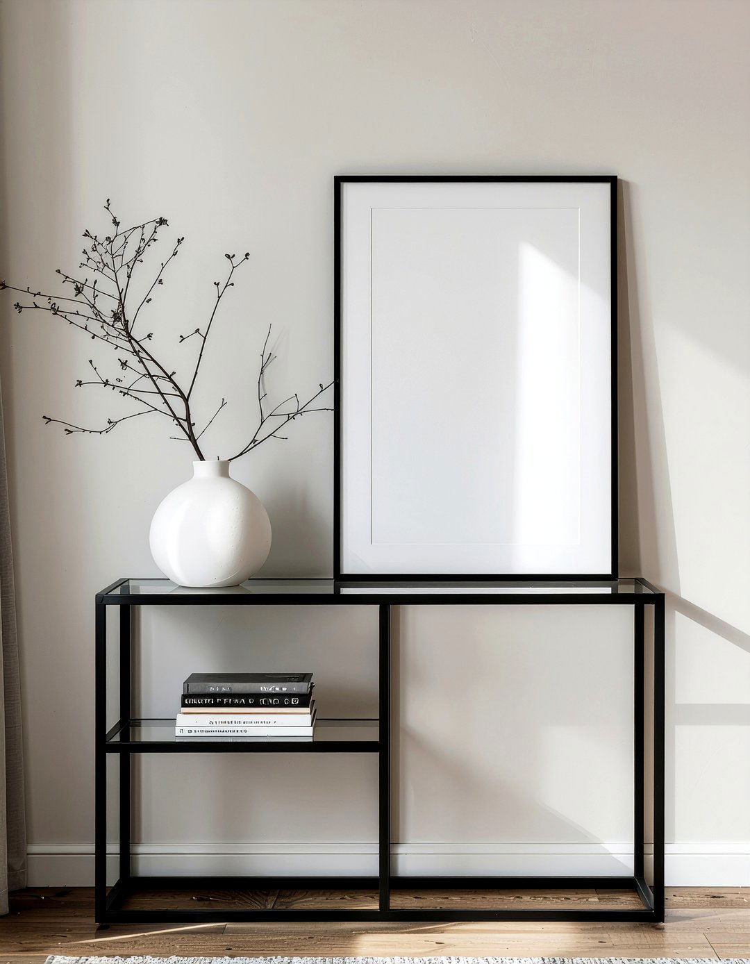 Modern Minimalist Console - 30 living room console table ideas