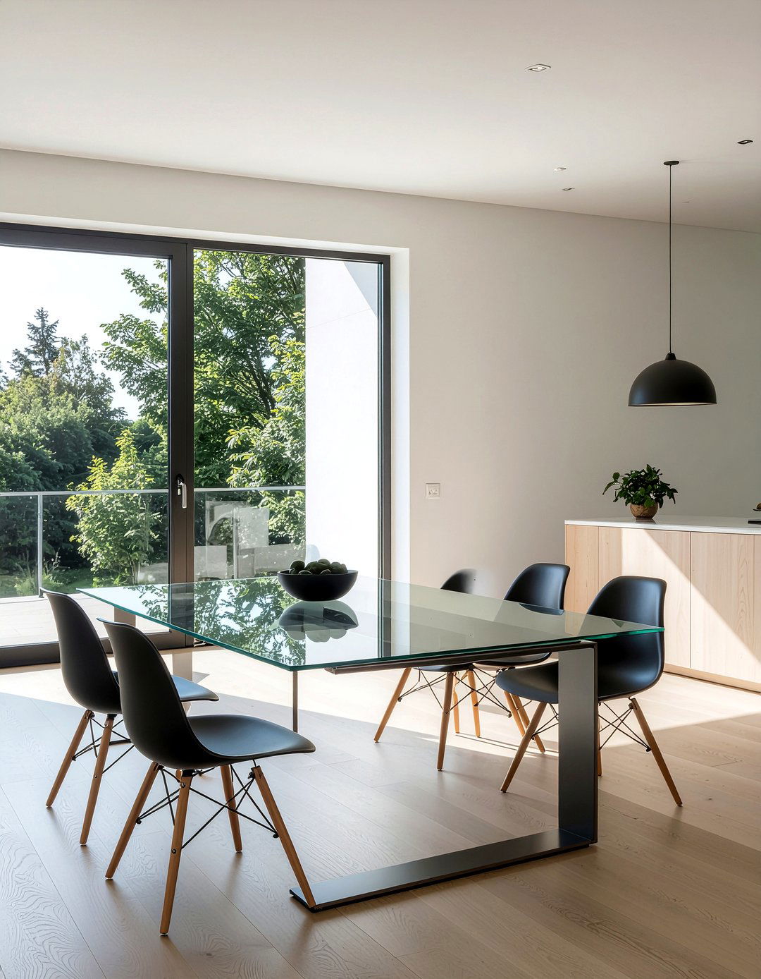 Modern Minimalist Dining - 30 eye-catching dining room ideas