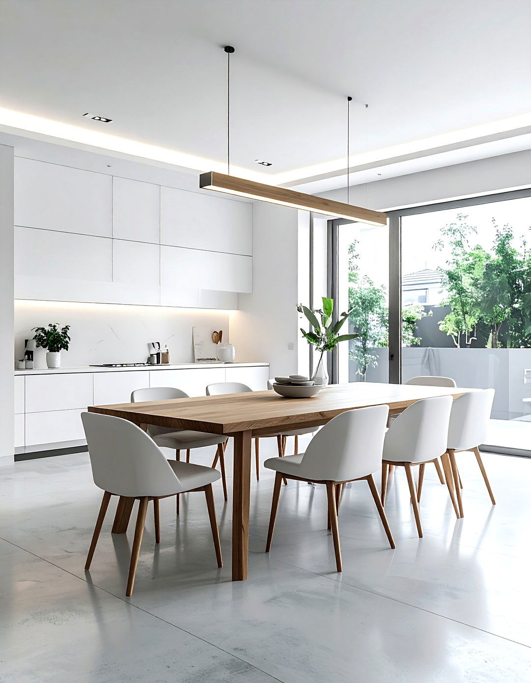 Modern Minimalist Dining Room - 30 dining room dimmer ideas