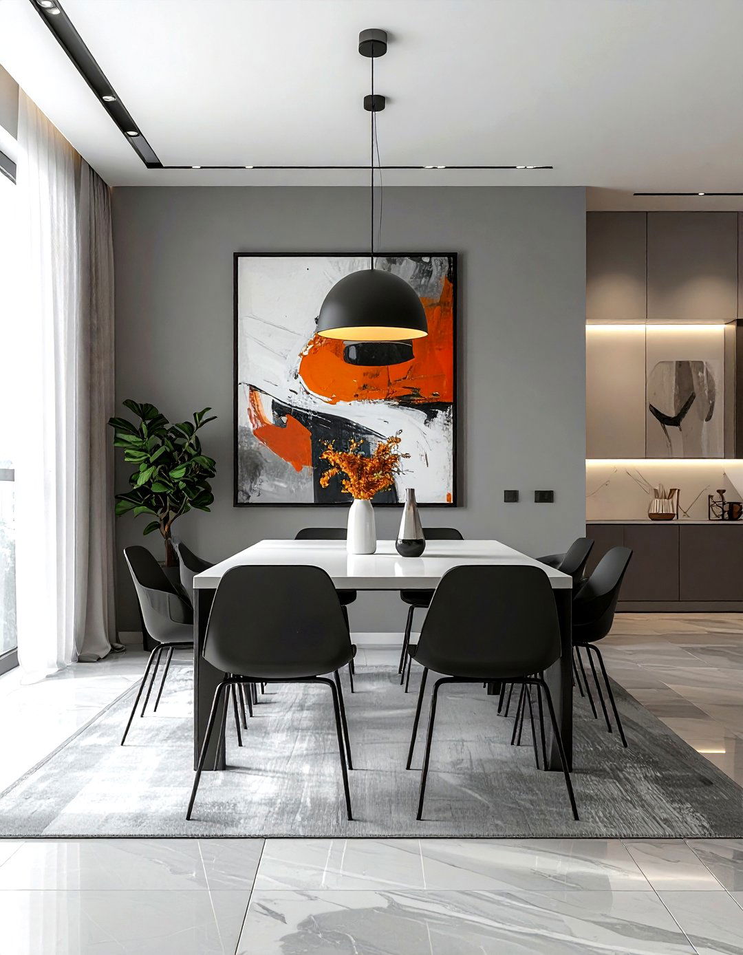 Modern Minimalist Dining Room - 30 transformed dining room ideas