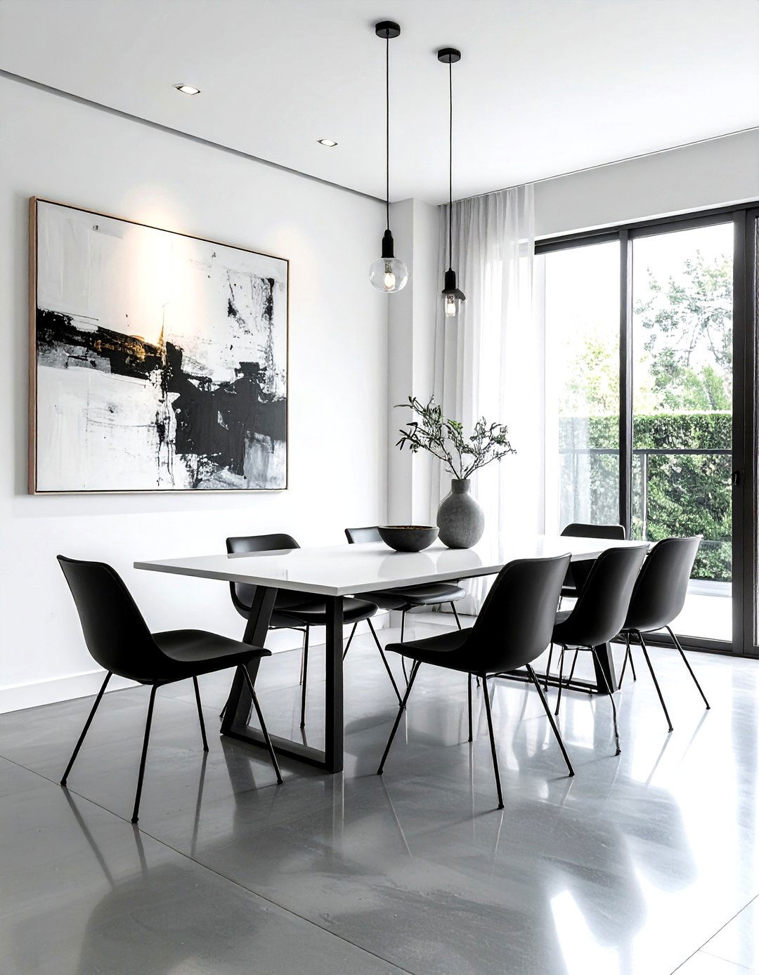Modern Minimalist Dining Room - 30 weeknight dinner dining room ideas