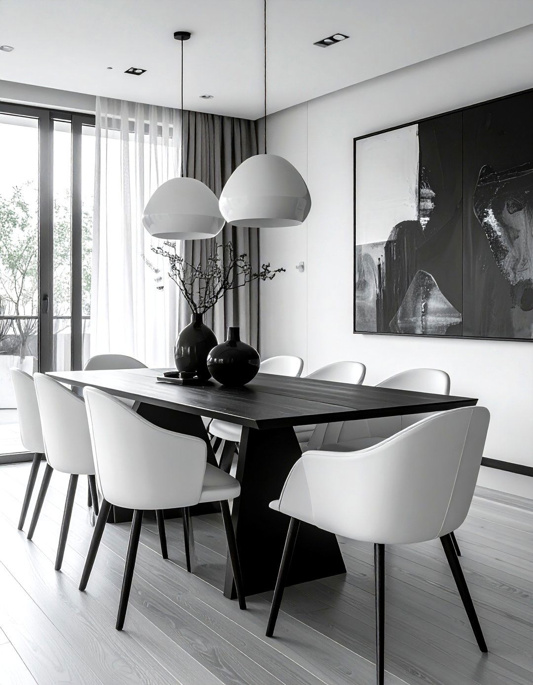 Modern Minimalist Dining Room - 30 designer dining room ideas