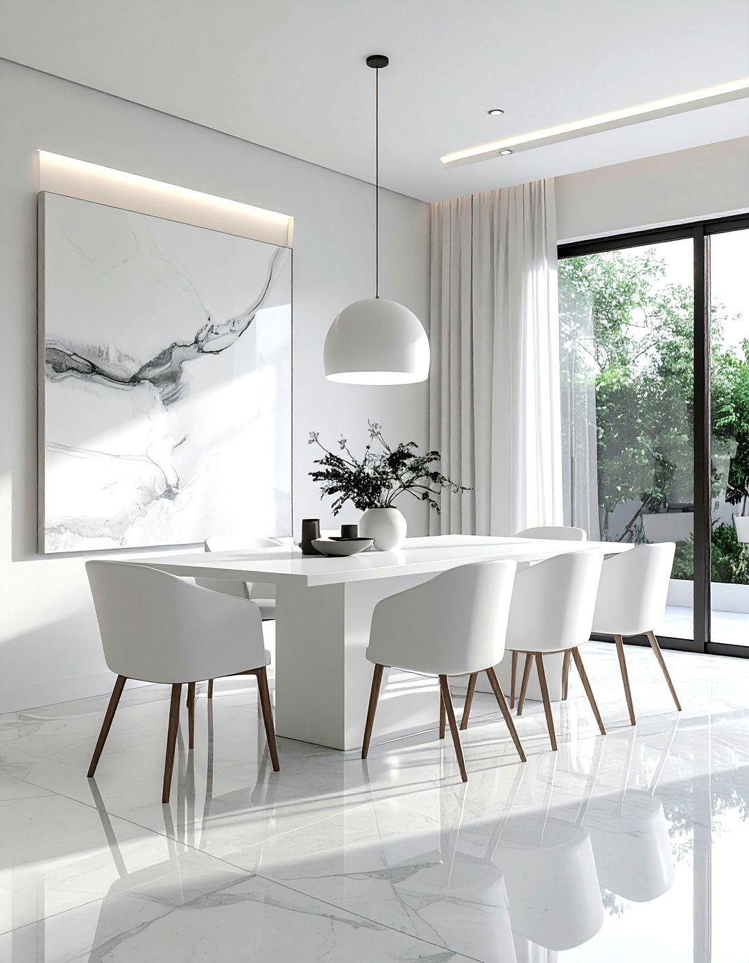 30 All White Dining Room Ideas for a Chic and Airy Space
