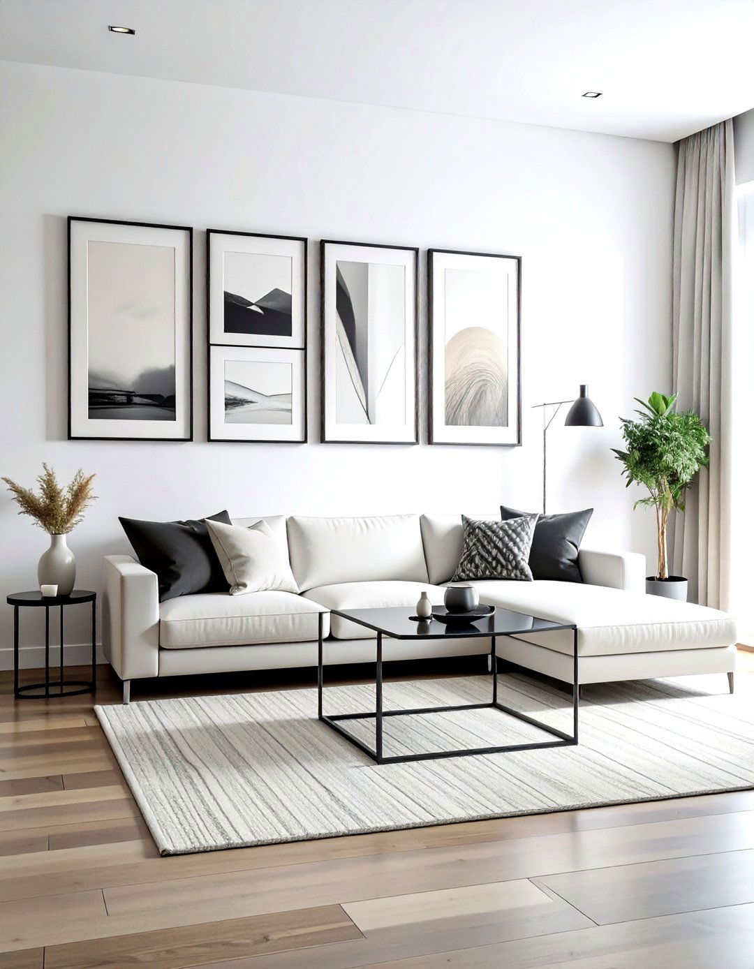 Modern Minimalist Frame Set - 30 collage frame ideas