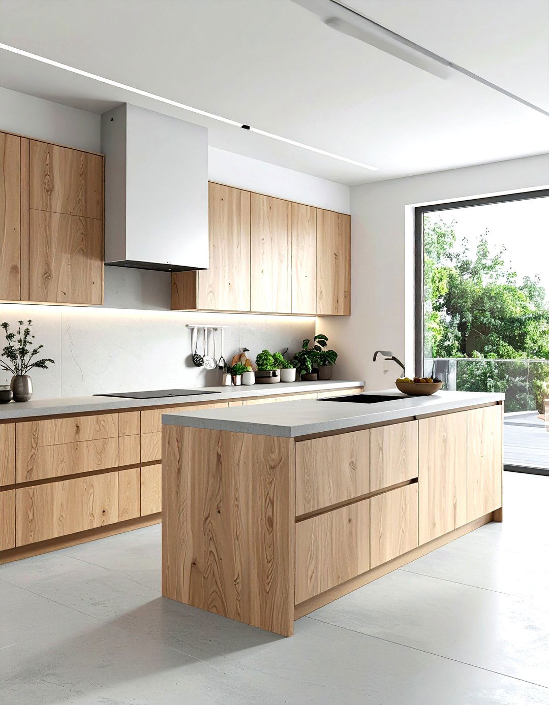 Modern Minimalist Kitchen - 30 light wood kitchen ideas