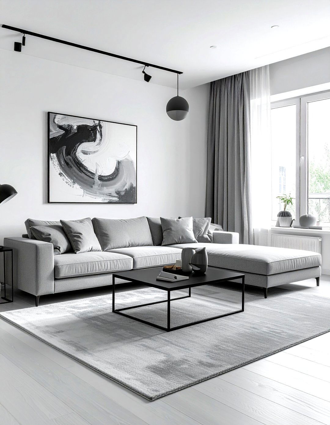 Modern Minimalist Living Room - 30 living room white walls