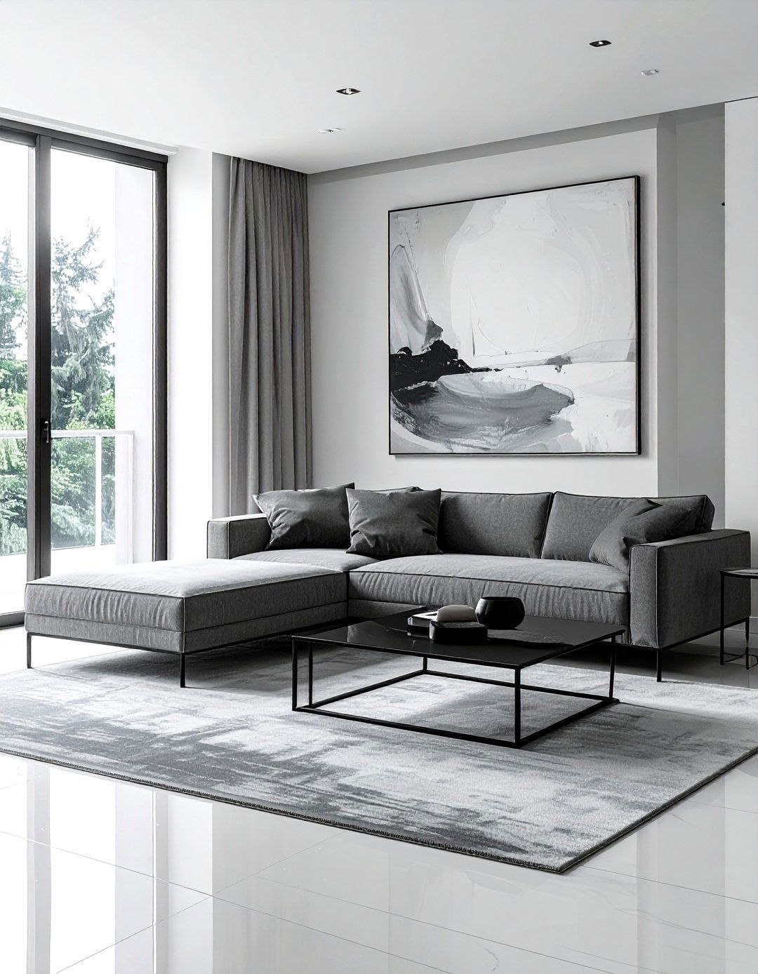 Modern Minimalist Living Room - 30 living room pull out couch ideas