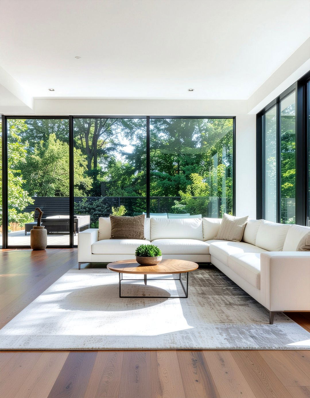 Modern Minimalist Open Concept - 30 open plan living room ideas