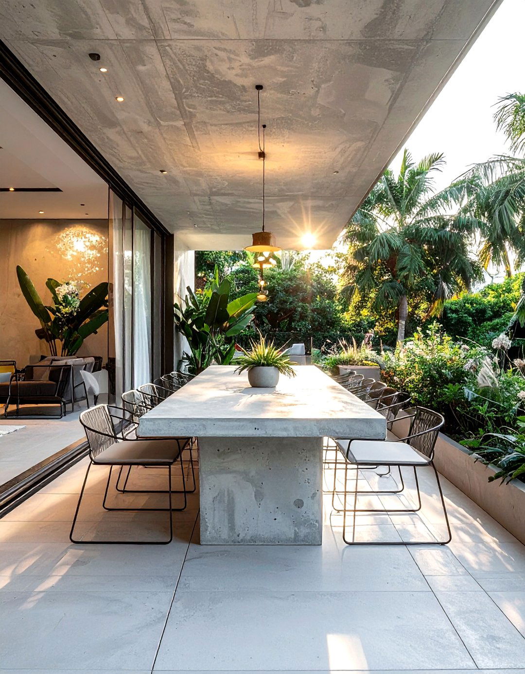 Modern Minimalist Patio - 30 patio dining ideas