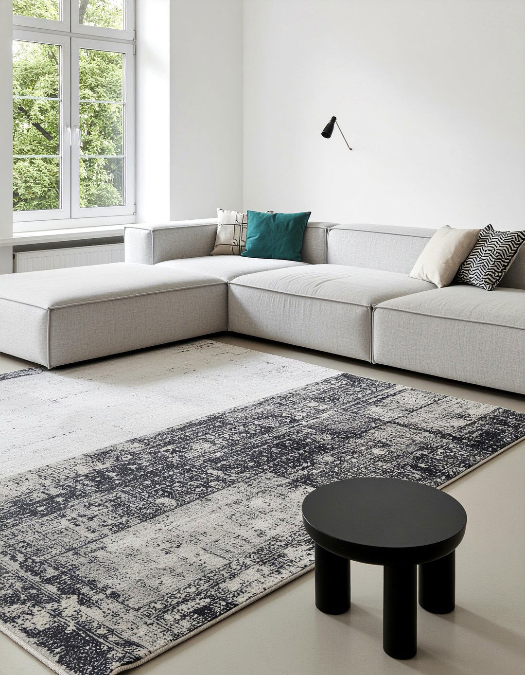 Modern Minimalist Persian Rug - 30 living room Persian rugs