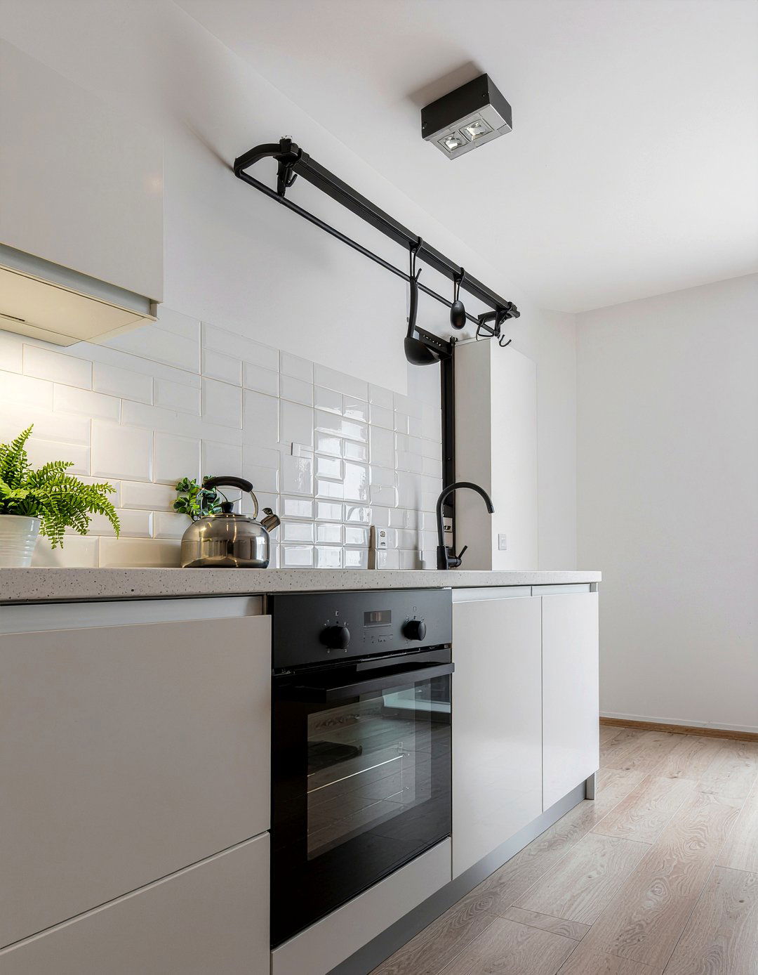 Modern Minimalist Pot Rack