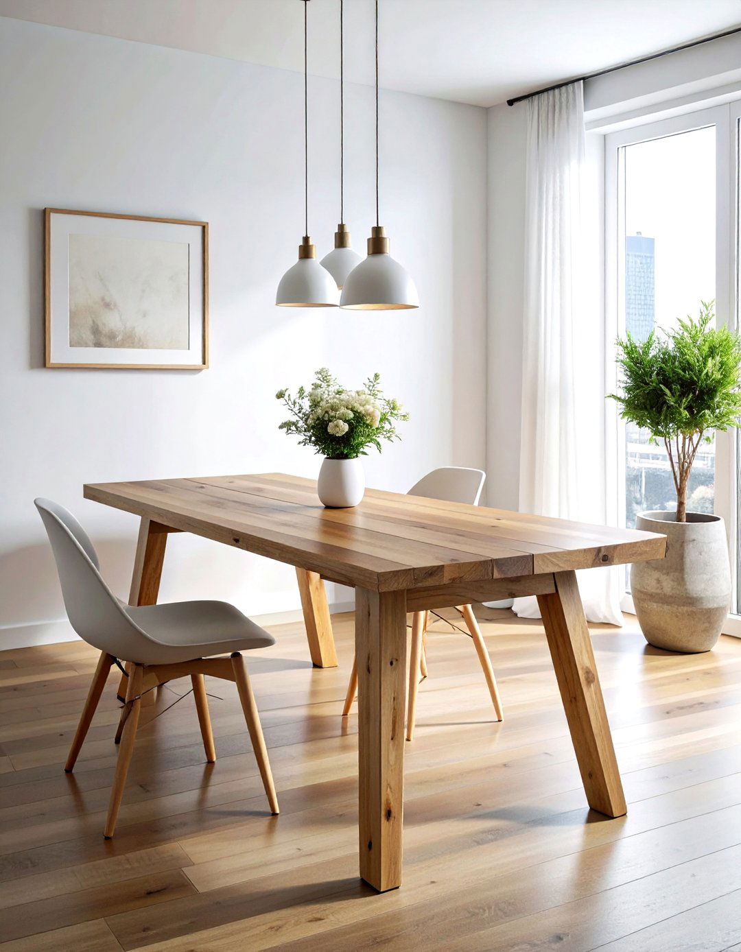 Modern Minimalist Reclaimed Wood Table - 30 reclaimed wood dining table ideas