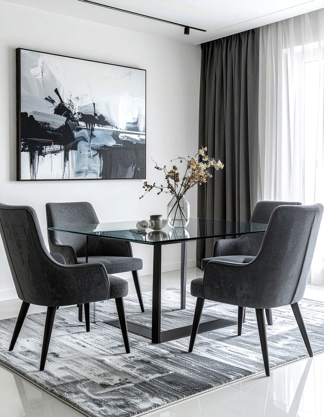 Modern Minimalist Wingback Chairs - 30 wingback dining chair ideas