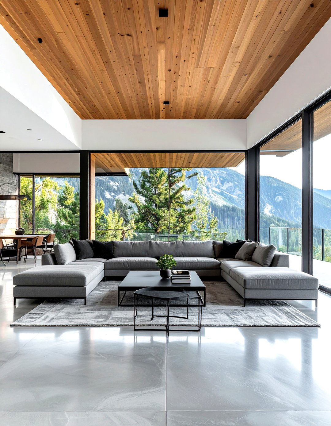 Modern Mountain Great Room - 30 cabin decor ideas