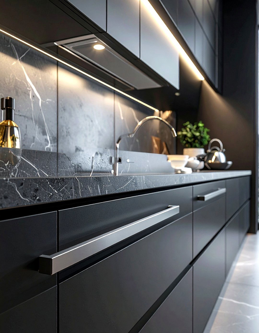 Modern Nickel Cabinet Handles - 30 nickel kitchen hardware ideas