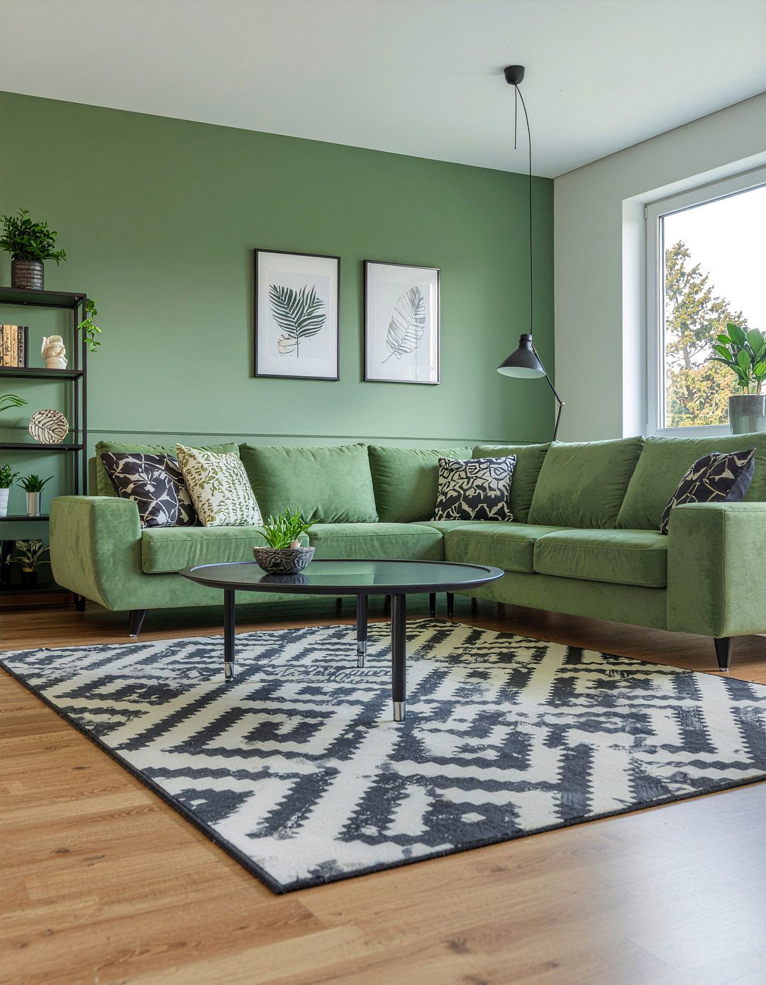 Modern Olive Green Living Room - 30 olive green living room ideas