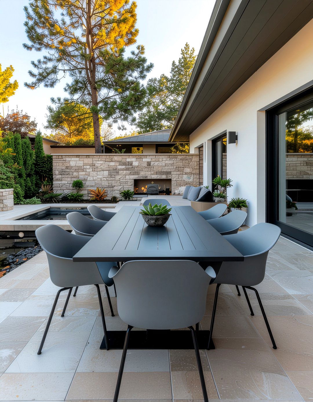 Modern Patio Dining Set - 30 outdoor dining ideas