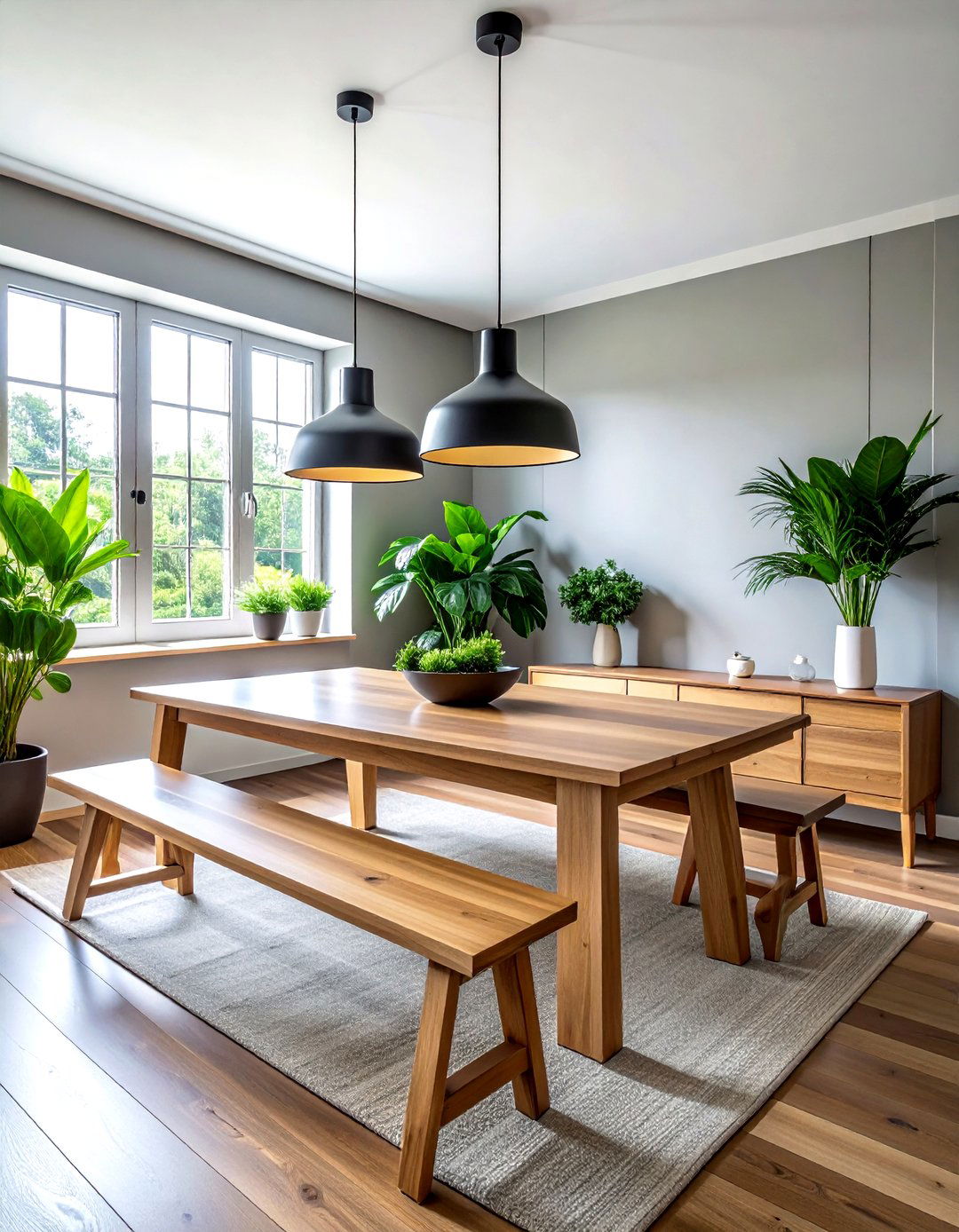 Modern Pendant Light - 30 dining room ambient lighting ideas