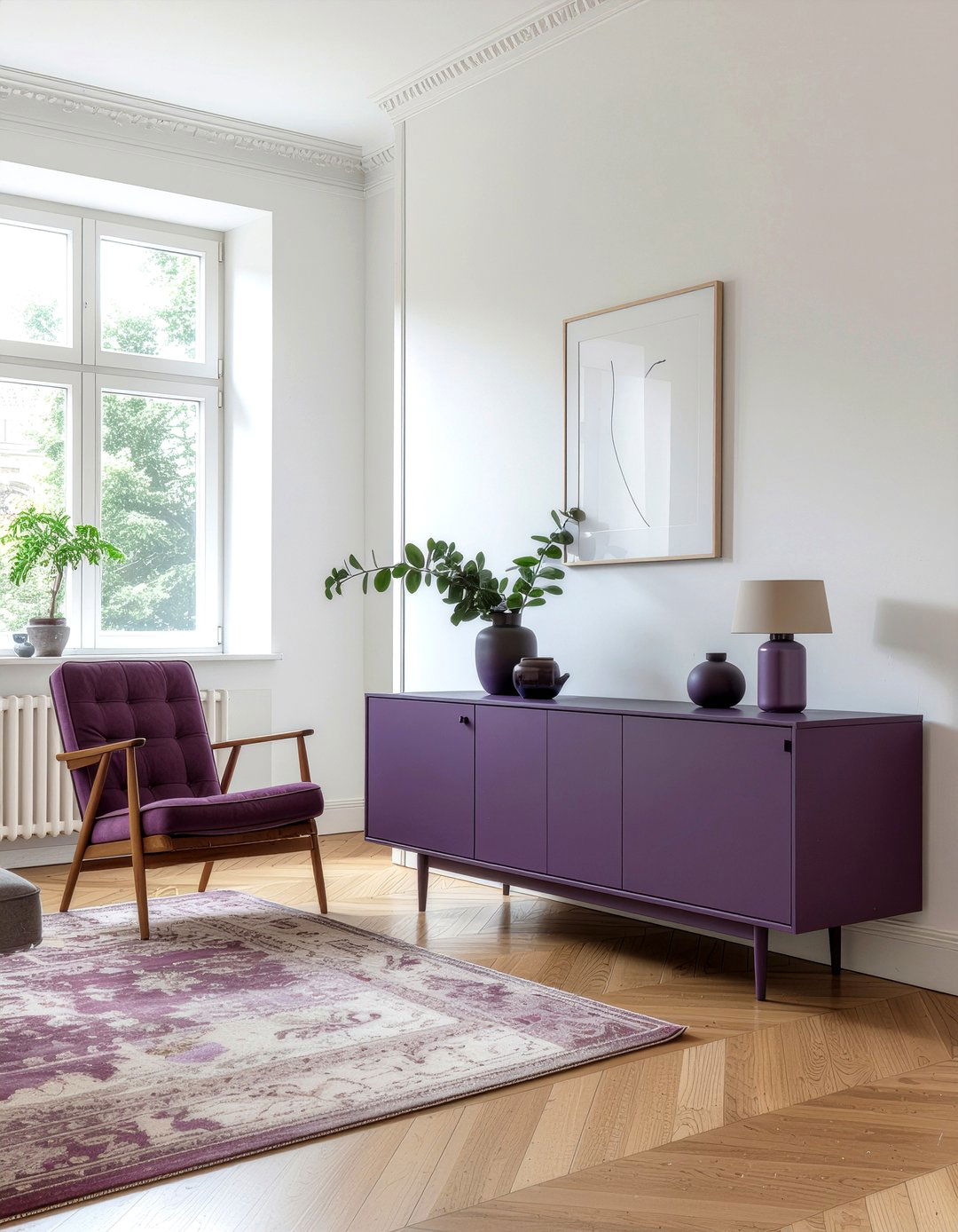 Modern Plum Furniture - 30 plum living room ideas