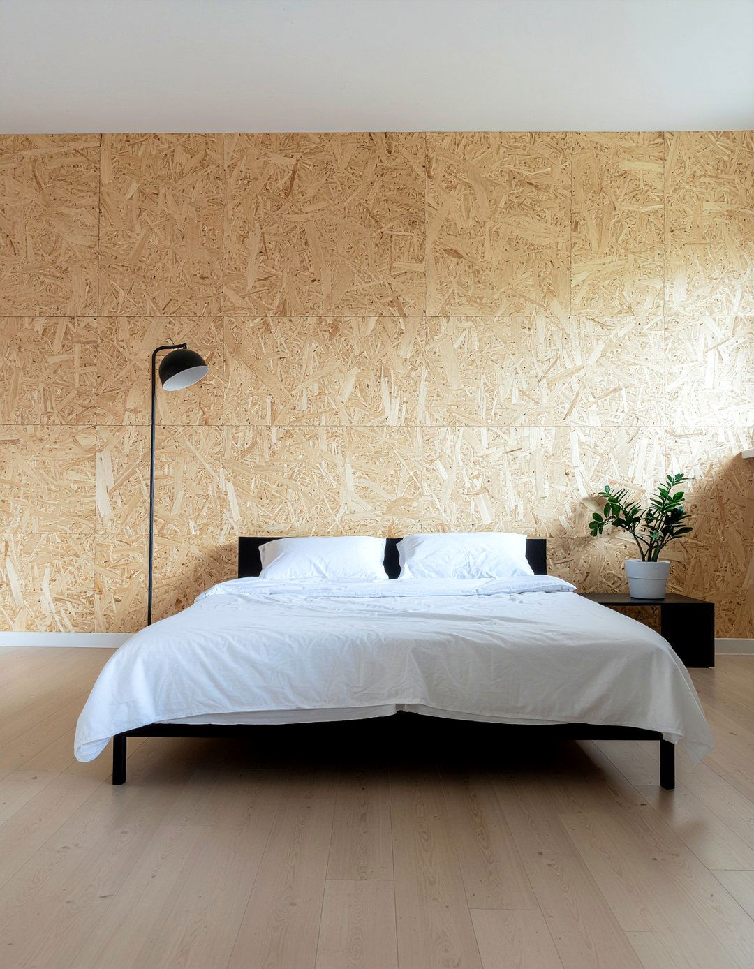 Modern Plywood Wall - 30 bedroom wood wall ideas