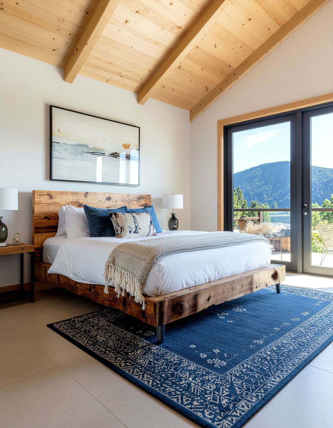 Modern Rustic Bedroom - 30 cabin bedroom ideas