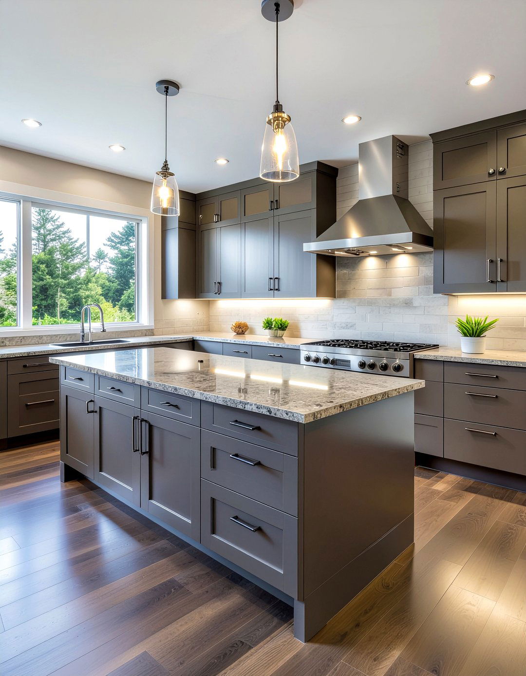 Modern Slate Laminate Kitchen - 30 laminate countertop kitchen ideas