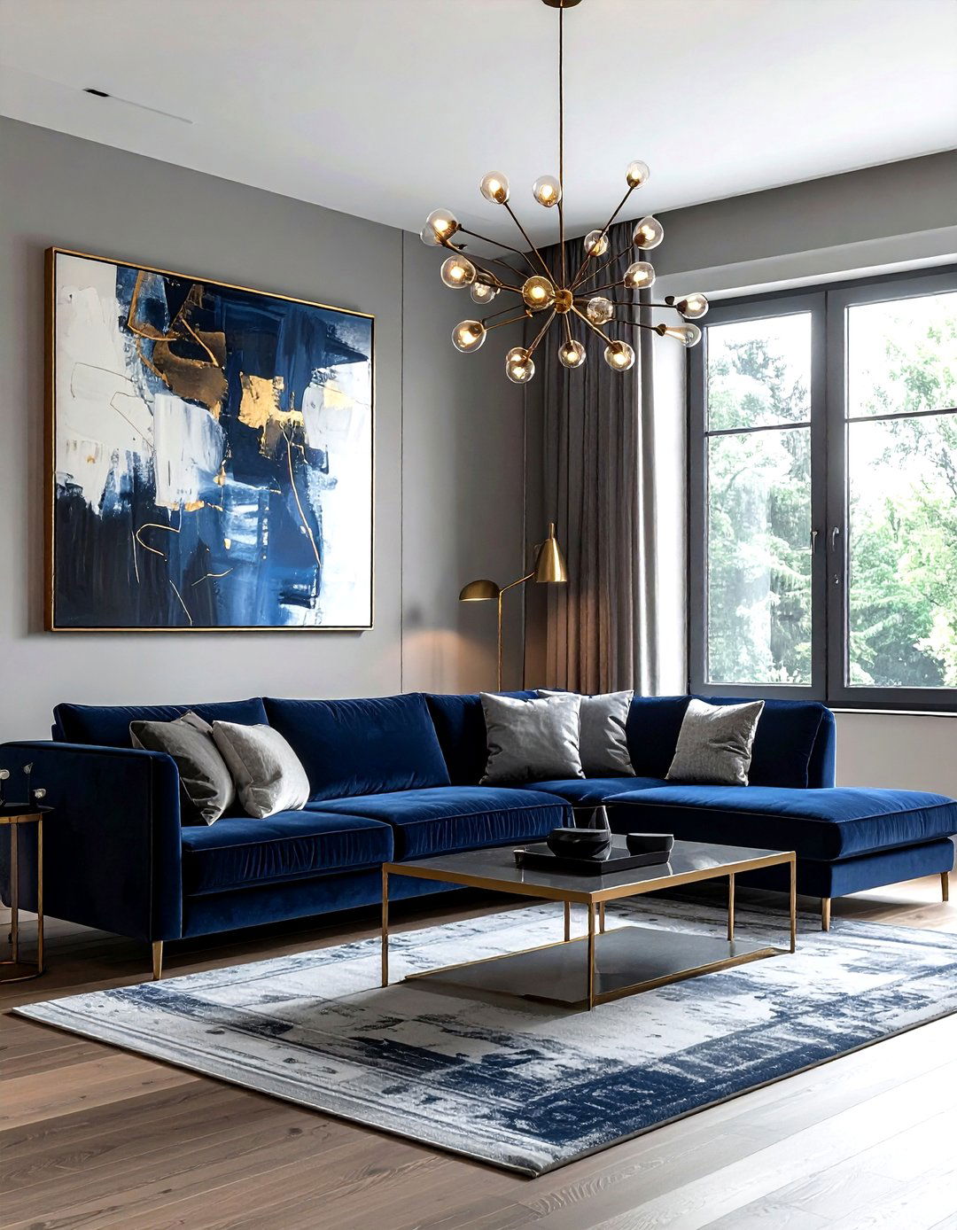 Modern Sputnik Chandelier - 30 living room chandeliers