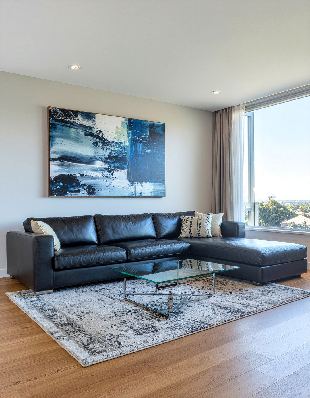 Modern Square Living Room - 30 square living room ideas