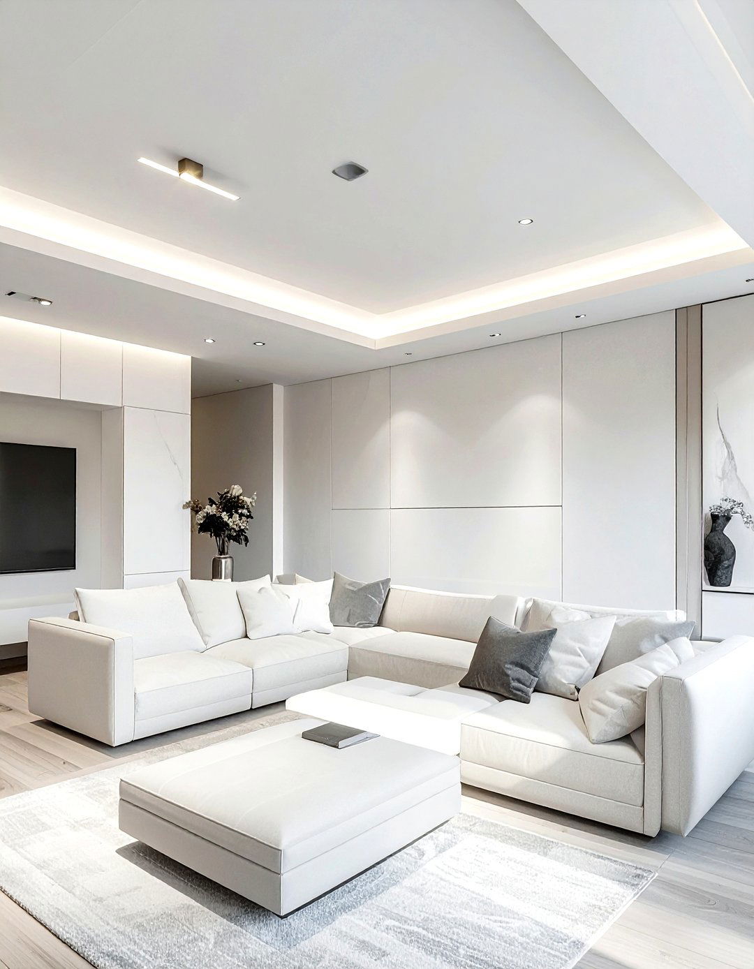 Modern Square Recessed Lighting - 30 living room recessed lighting ideas