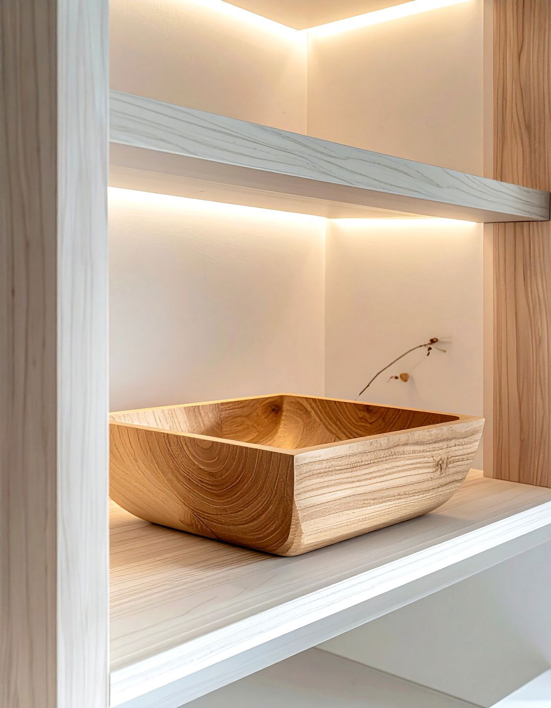 Modern Square Wooden Bowl - 30 wooden bowl ideas