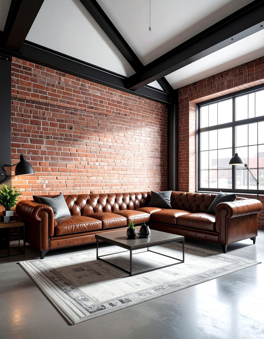 Modern Steel Truss - 30 living room trusses ideas