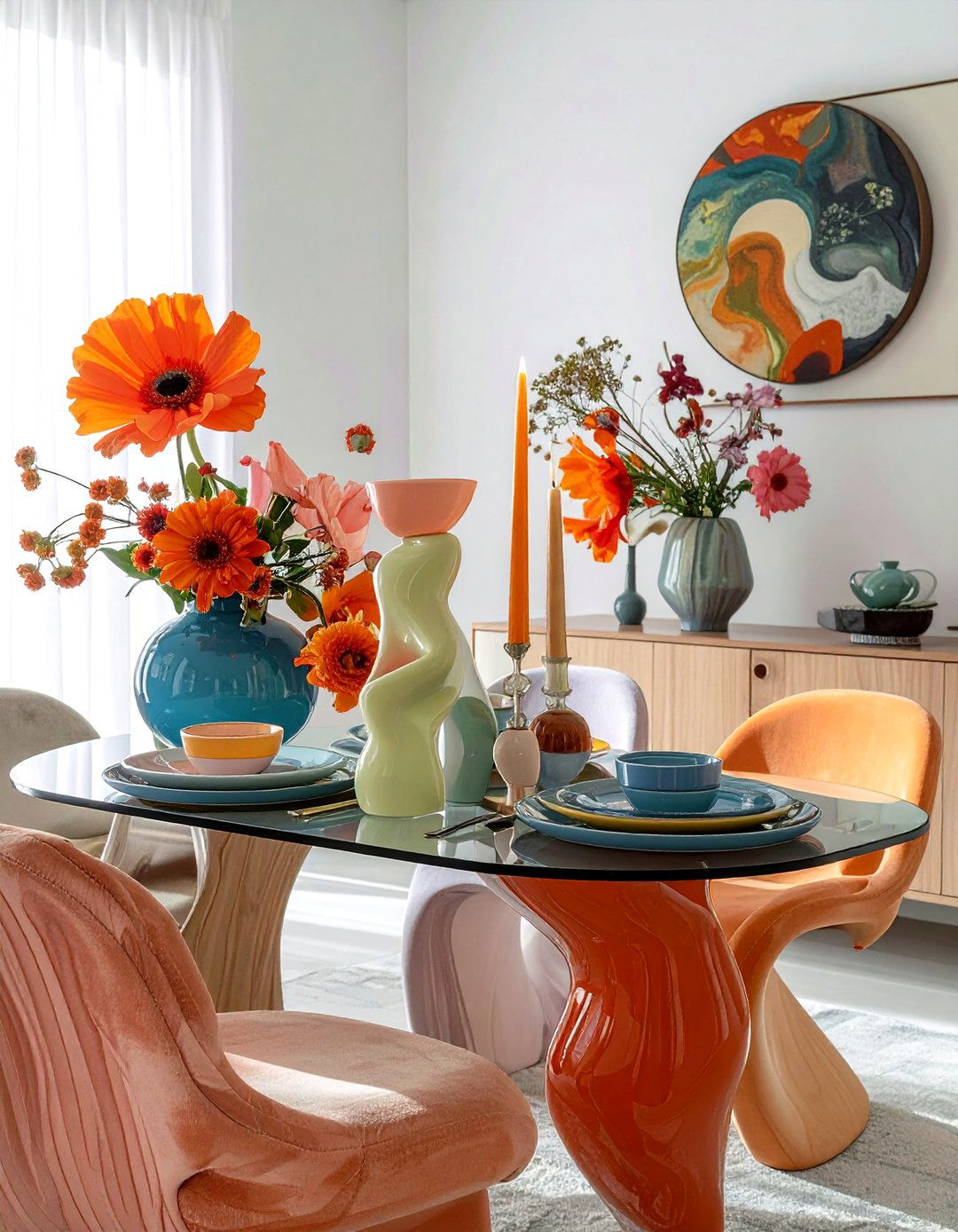 Modern Surrealist Dining Table - 30 ultimate decor ideas