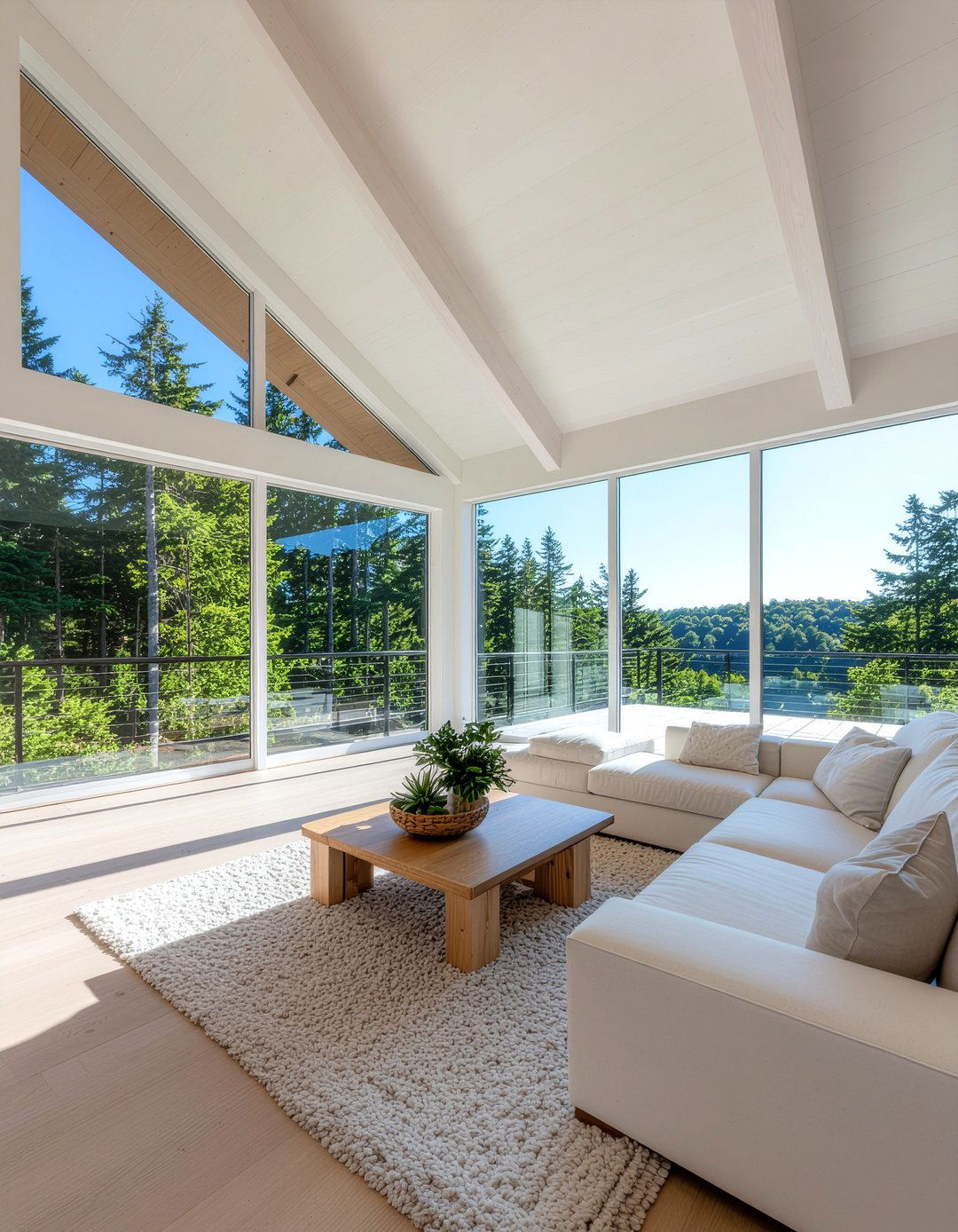 Modern Timber Frame - 30 living room timber frame ideas