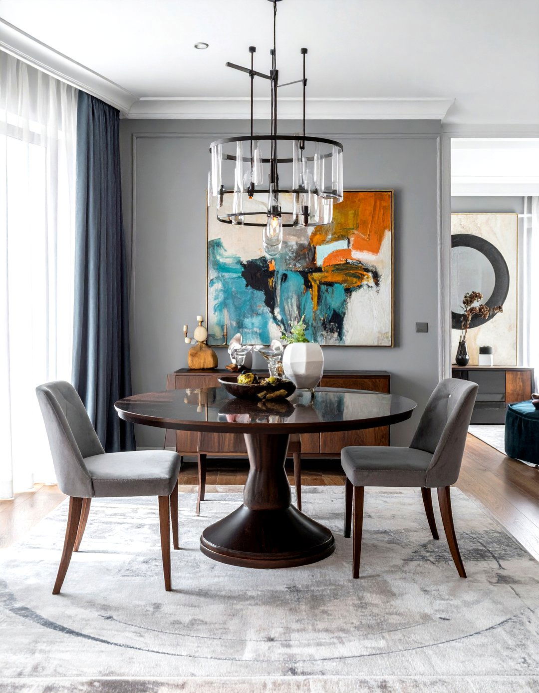 Modern Traditional Fusion - 30 stately dining room ideas