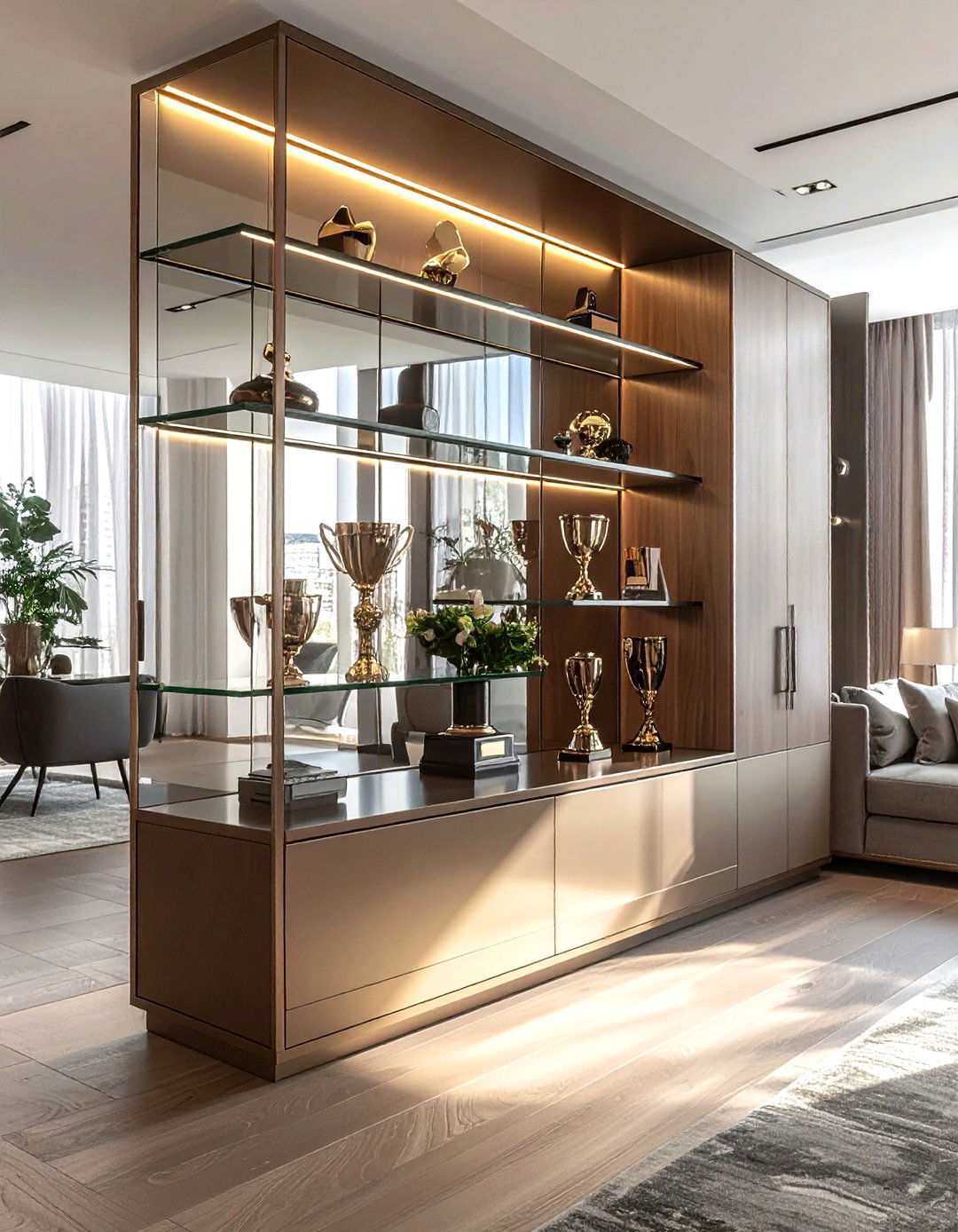 Modern Trophy Display Cabinet - 30 trophy display ideas