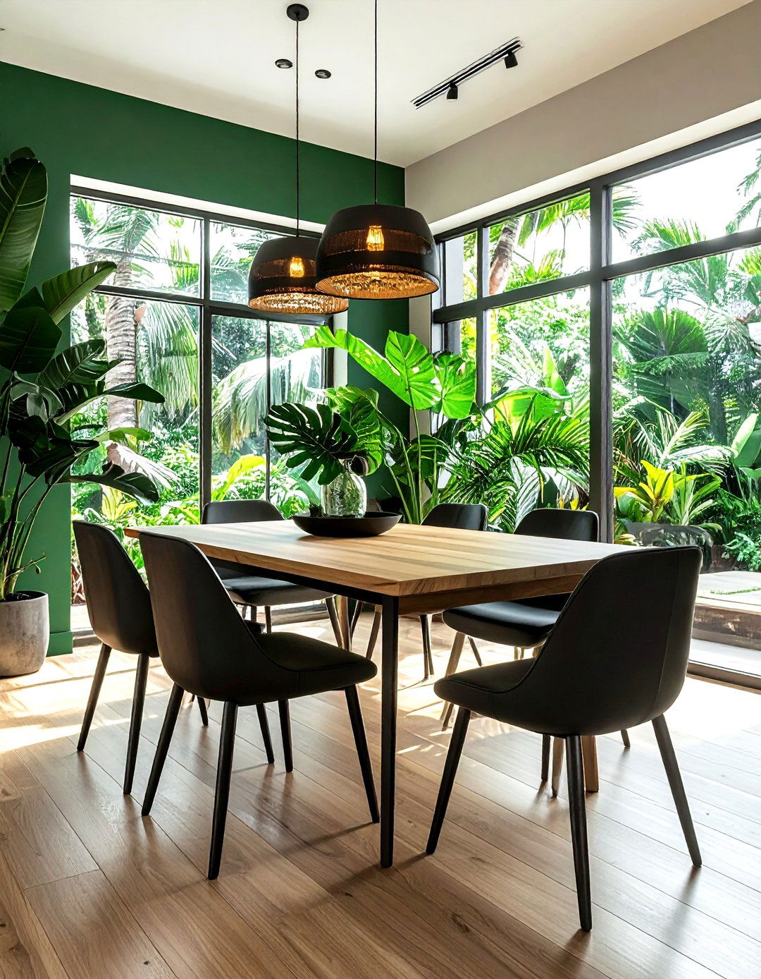 Modern Tropical Dining Room - 30 tropical dining room ideas