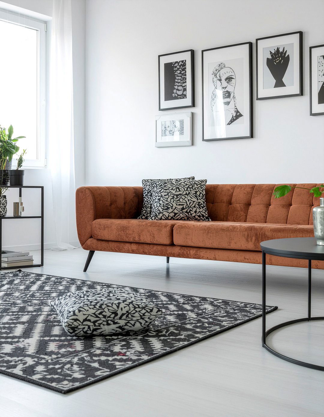 Modern Tuxedo Sofa - 30 living room tuxedo sofa ideas