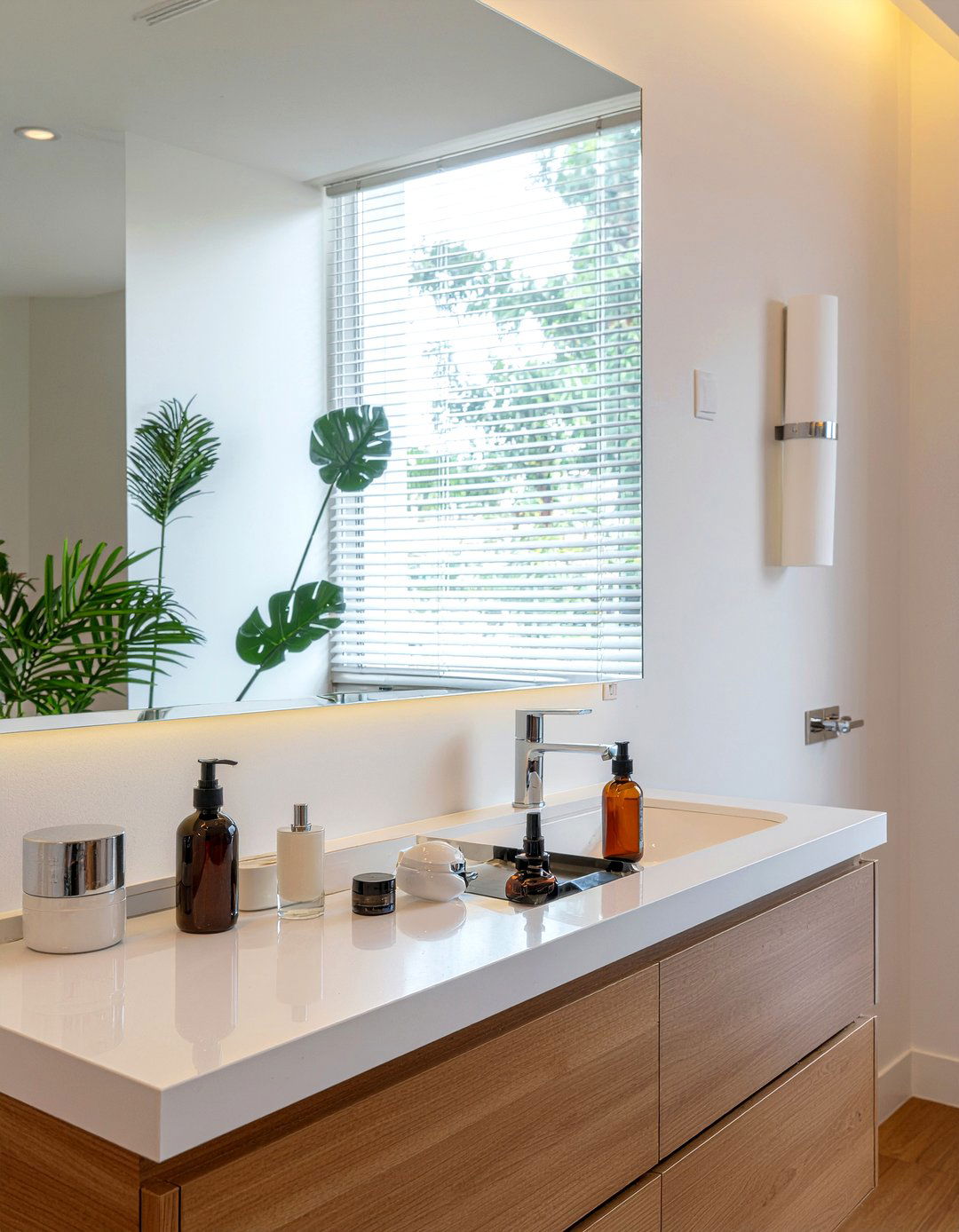 Modern Vanity LED Mirror - 30 LED bathroom mirror ideas