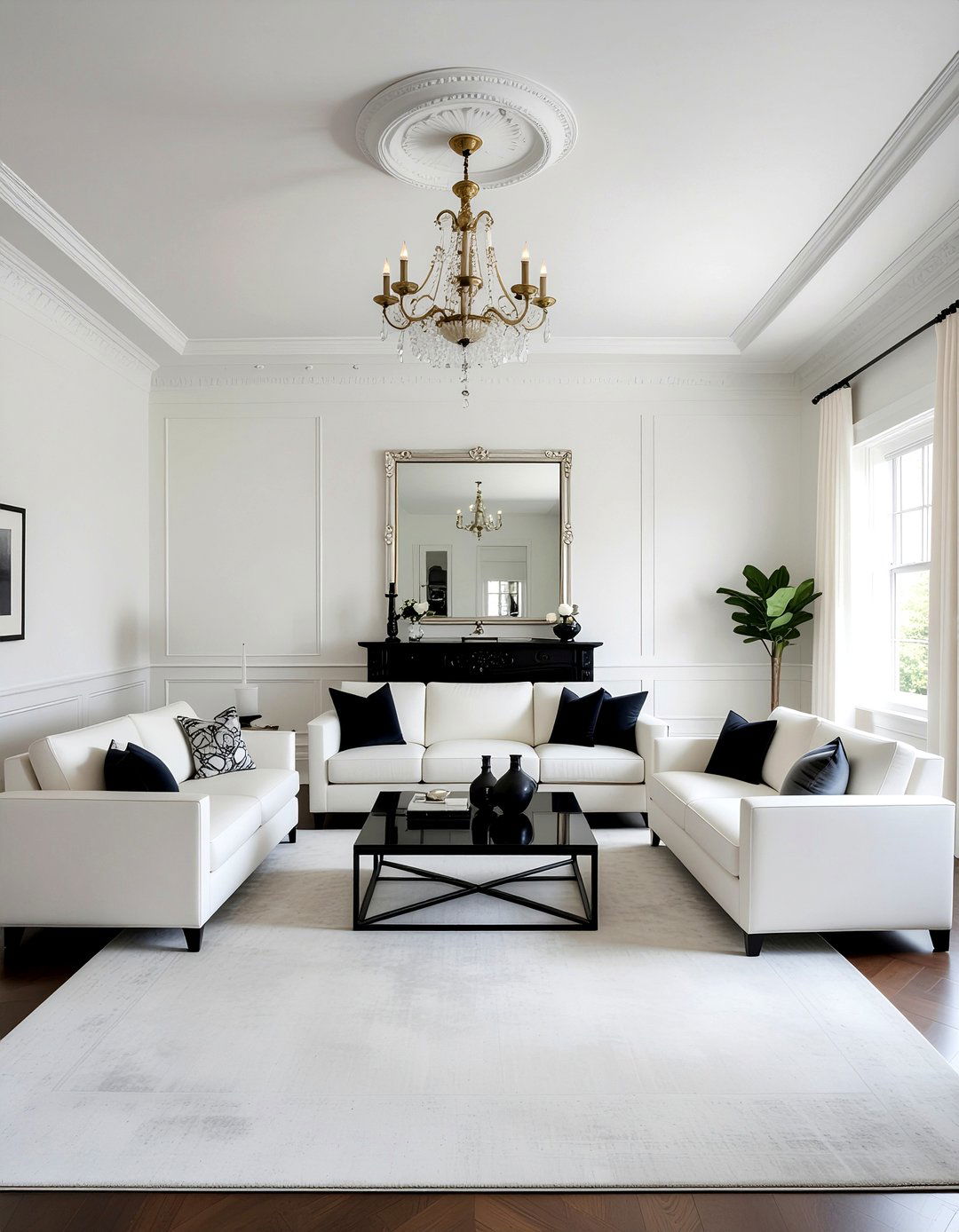 Modern Victorian Living Room - 30 character home living room ideas