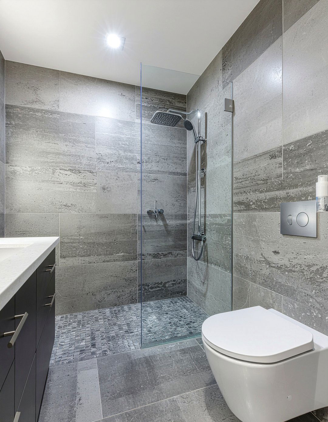 Modern Walk In Shower - 30 bathroom transformation ideas
