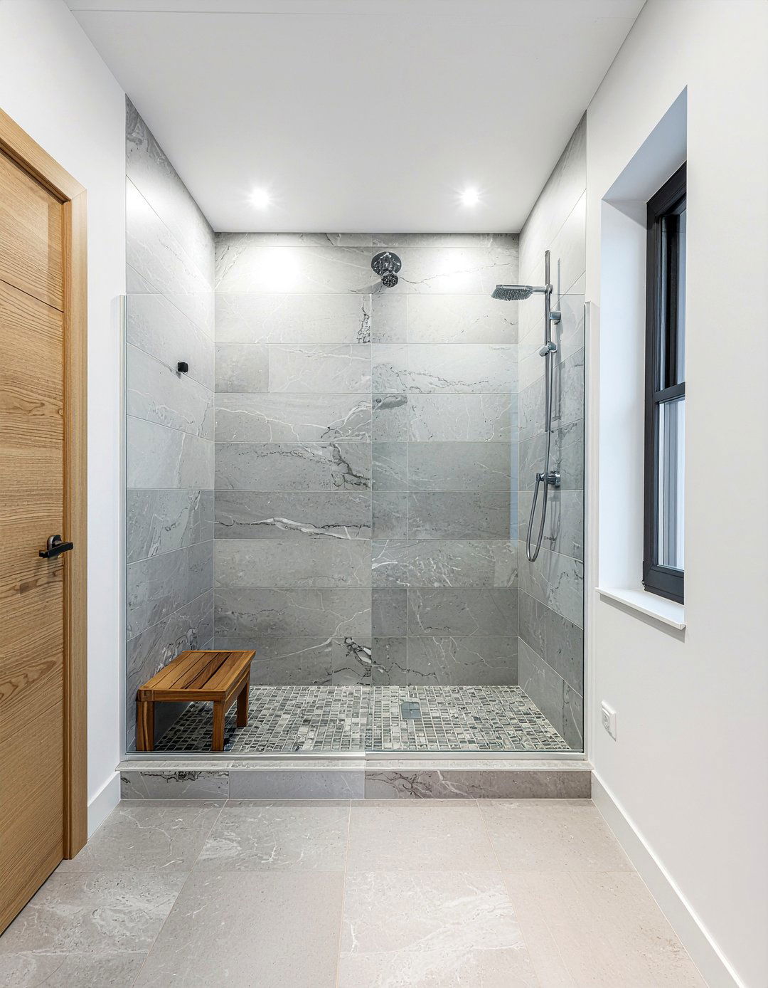 Modern Walk In Shower - 30 bathroom complete overhaul ideas