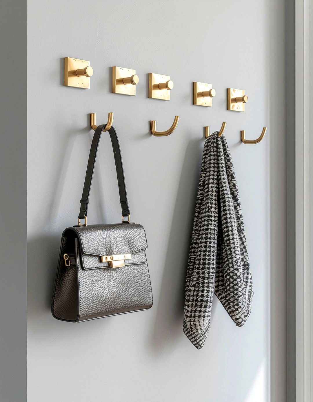 Modern Wall Hooks - 30 entryway organization ideas