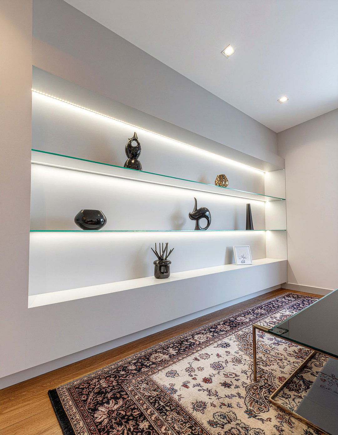 Modern Wall Niche - 30 living room niche ideas